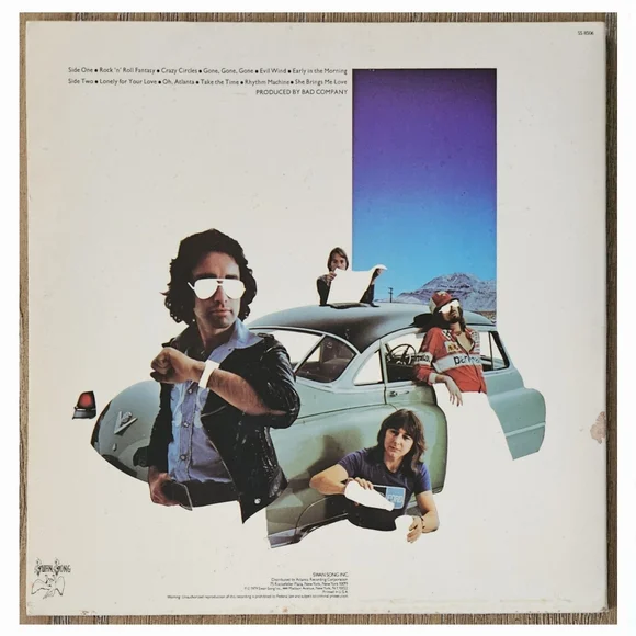BAD COMPANY•Desolation Angels•1979 US (#SS 8506)•Monarch Pressing, Gatefold - Picture 8 of 11